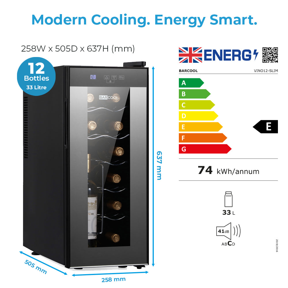 Barcool Vino12 Slim Wine Cooler | Refurbished