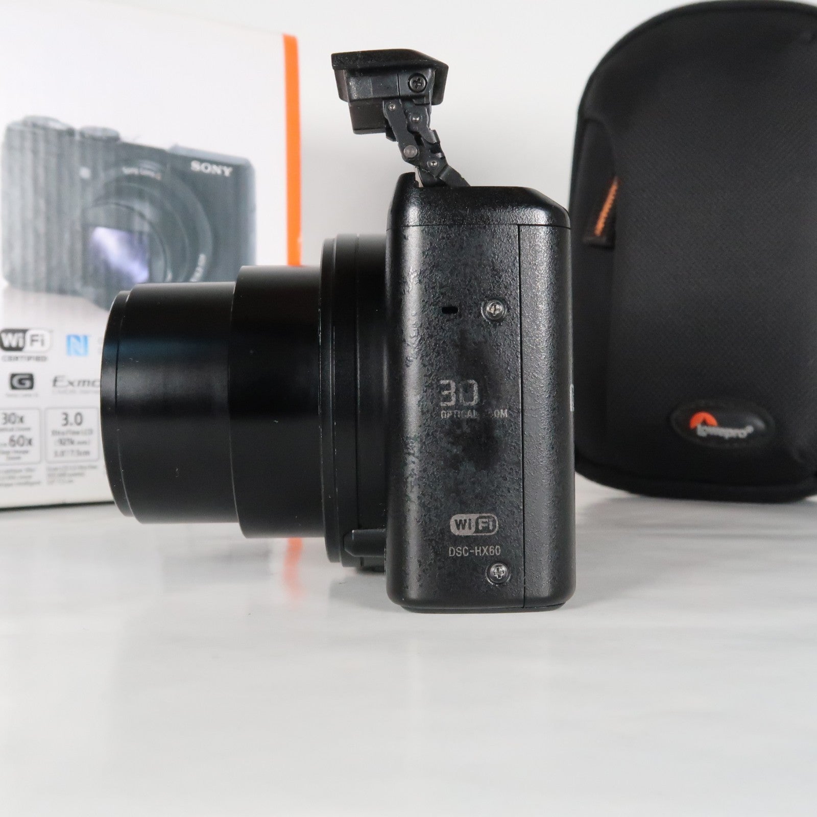 Sony CyberShot DSC-HX60V 20.4MP Digital Camera – Boxed, with Case & 32GB SD Card